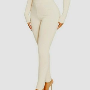 Naked Wardrobe GOTTA GET RIBBED SNATCHED LEGGINGS